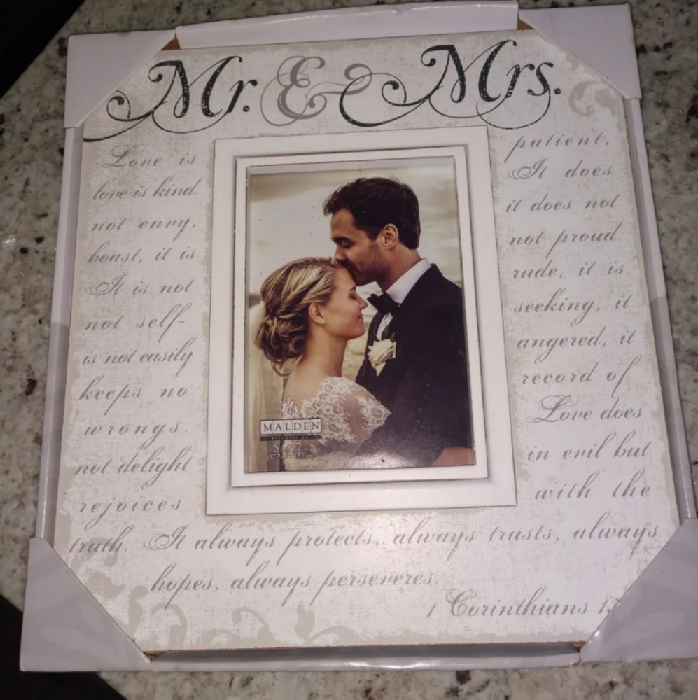 Wedding photo frame